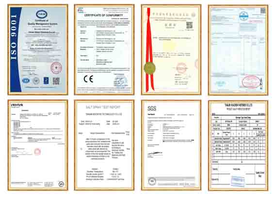 hose clamp certificate